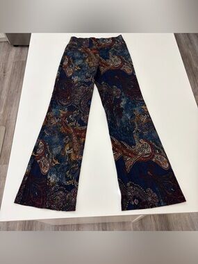 Lisette L Montreal Wide-Leg Pants in Navy Multicolor